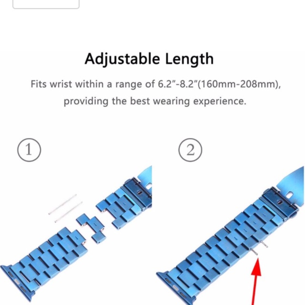 Kanteband Adjustable Blue SS